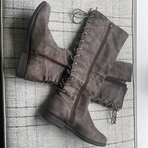 EUC Long boots Dark brown Bamboo Montana Size 9